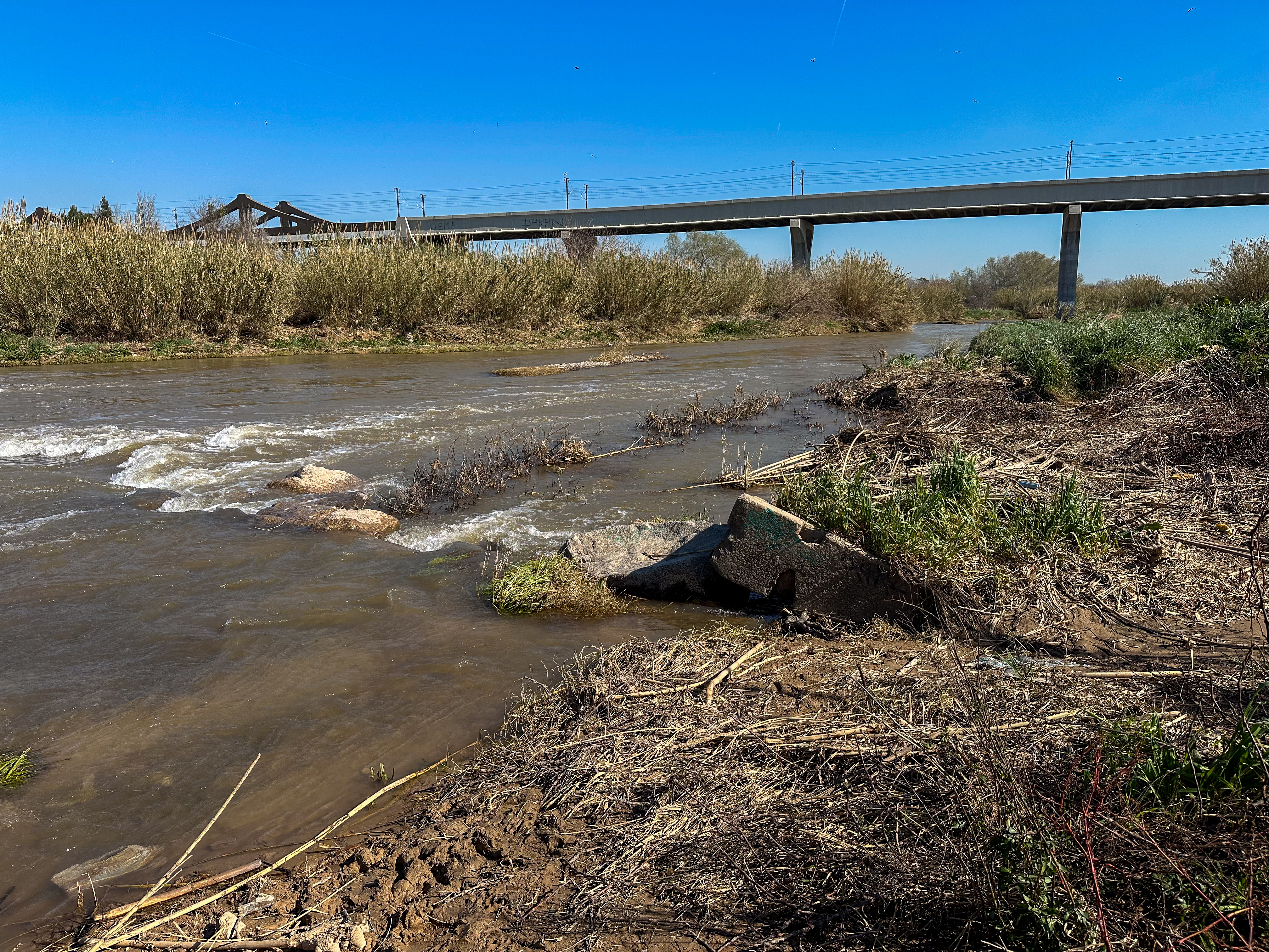 Llobregat river terrain